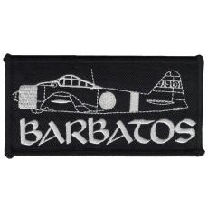 Barbatos - Logo weiß (Aufnäher)