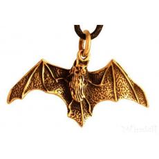 Bat - chain pendant made of bronze