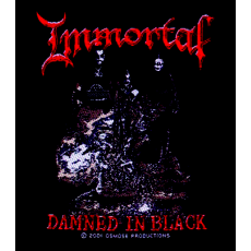 Immortal - Damned in Black (Aufnäher)