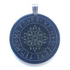 Chaos star with runes (Pendant from horn)