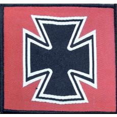 Eisernes Kreuz rot/schwarz (Aufnäher)