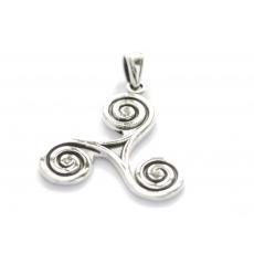 Davina - Celtic Triskele (Pendant in silver)