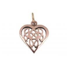 Amina - Celtic Heart (Pendant in Bronze)