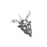 Green Man Cernunnos - Kettenanhänger in Silber