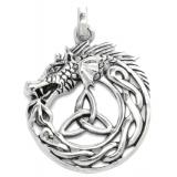 Braigh Midgard snake (Pendant in silver)