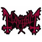 Mayhem - Logo (rot) Aufnäher