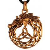 Braigh Midgard Snake (Bronze Pendant)
