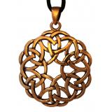 Amena - Celtic Hearts (Pendant in Bronze)