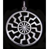 Black Sun (Pendant in Silver)