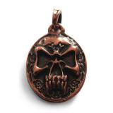 NORDIC SKULL Altbronze (Anhänger für Kette)