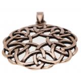 Amena - Celtic Hearts (Pendant in Bronze)