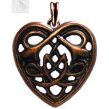 CELTIC HEART Altbronze (Kettenanhänger)