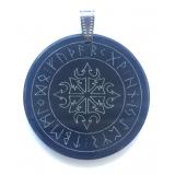 Chaos star with runes (Pendant from horn)